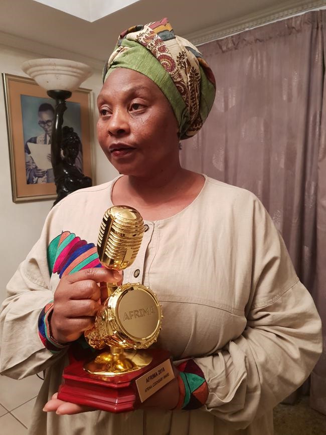 Yvonne Chaka Chaka was honoured with an African Music Legend Award at the All African Music Awards