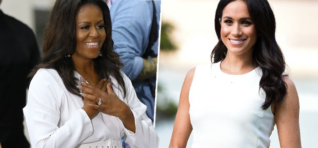 Michelle Obama and Meghan, Duchess of Sussex. (Photo: Greatstock/Splash)
