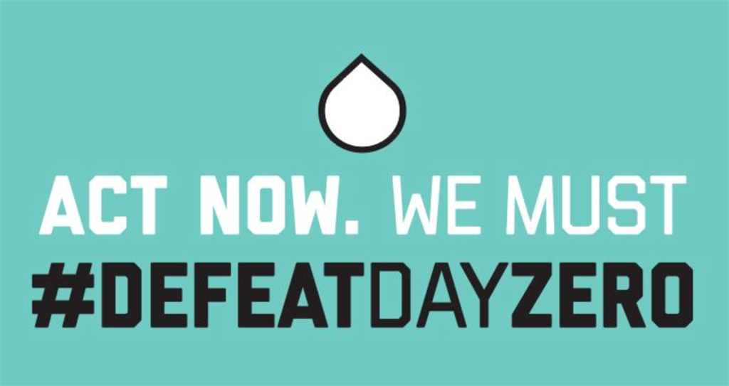 A Day Zero graphic designed to encourage Capetonia