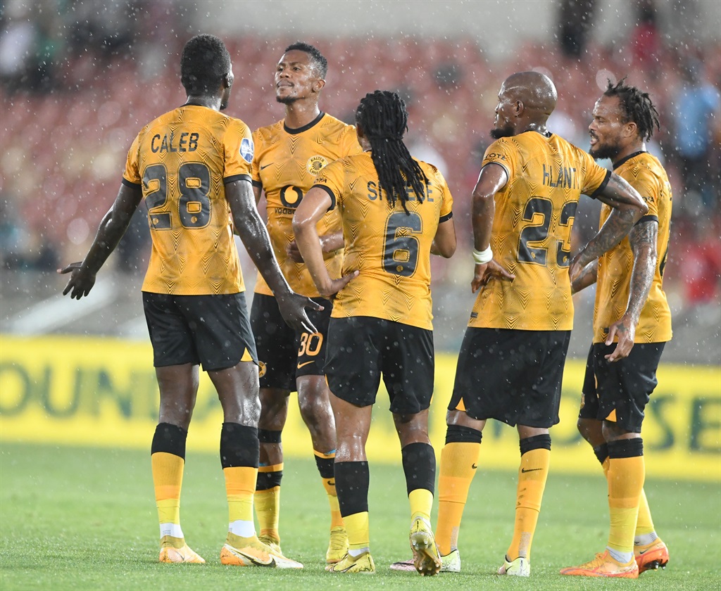 Kaizer Chiefs players during the DStv Premiership match between Kaizer Chiefs and Royal AM. 