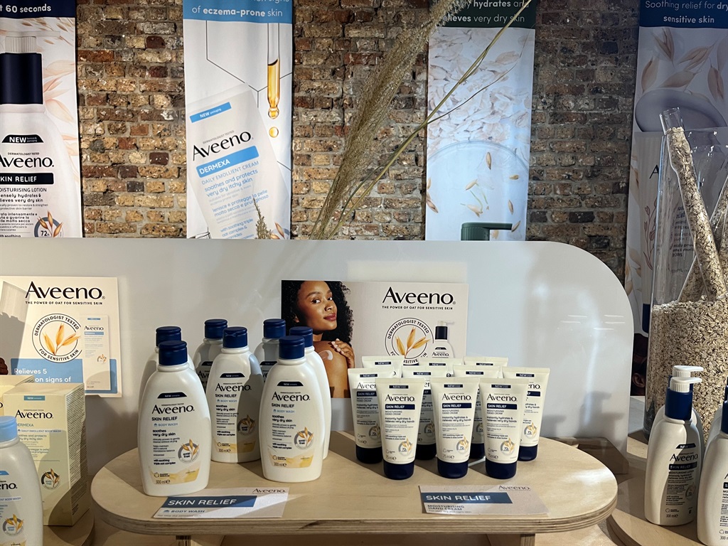 Aveeno launched their new skincare range. (Lauren Klaasen, News24)