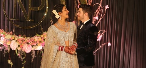 Priyanka Chopra and Nick Jonas at their wedding. (photo: Getty/Gallo Images). 
