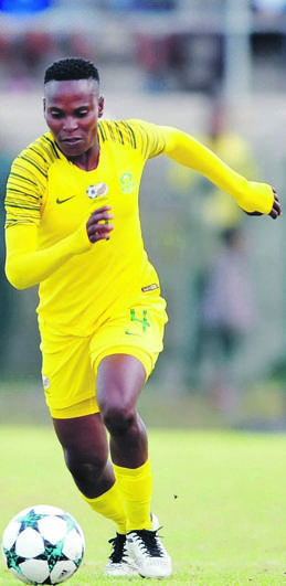 HOPEFUL Veteran player Noko Matlou knows that hard work is necessary to secure herself a place in the Women’s World Cup squad. Picture: Sydney Mahlangu /BackpagePix