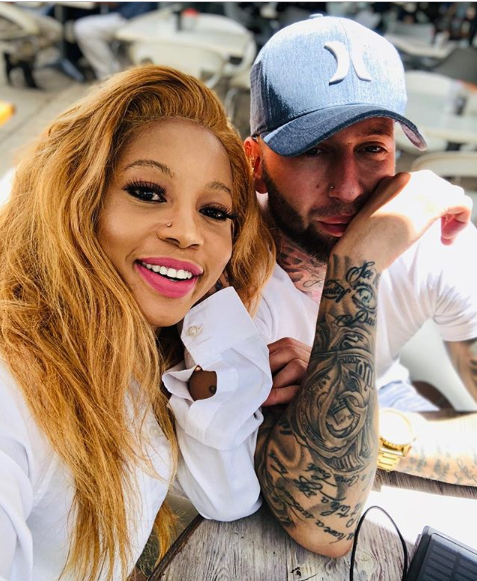 Kelly Khumalo and her bae, Chad da Don.
Photo: Instagram