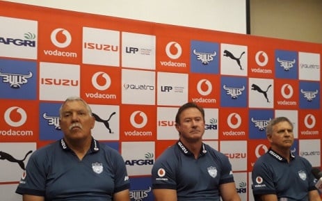 Pote Human (left) and Alan Zondagh (far right) have been appointed as the Blue Bulls' Super Rugby coach and director of rugby respectively