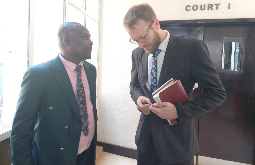 Lawyers Tapiwa Muchineripi and Douglas Coltart were arrested in Harare on Monday evening.