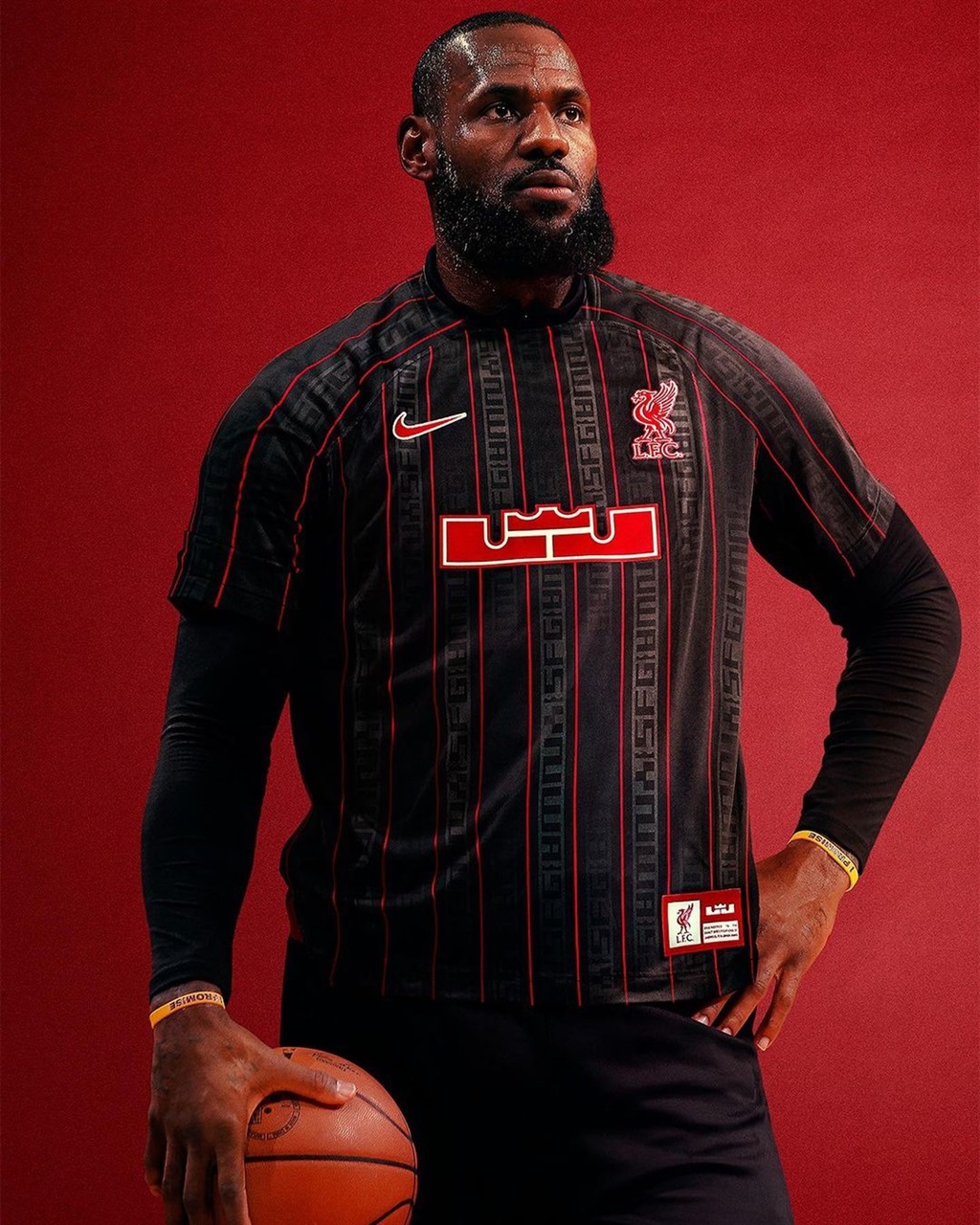 The Liverpool FC x LeBron James collection.