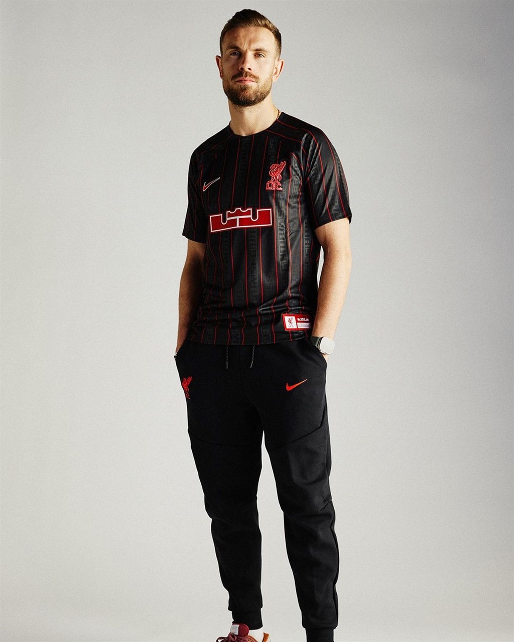 The Liverpool FC x LeBron James collection.The Liv