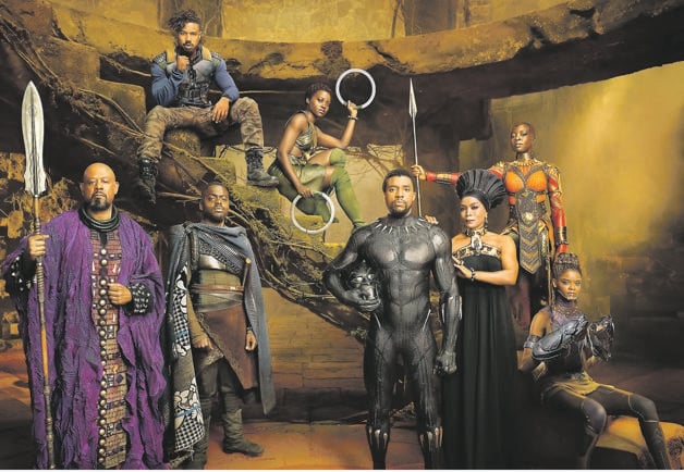 The cast of Black Panther. Picture: Supplied