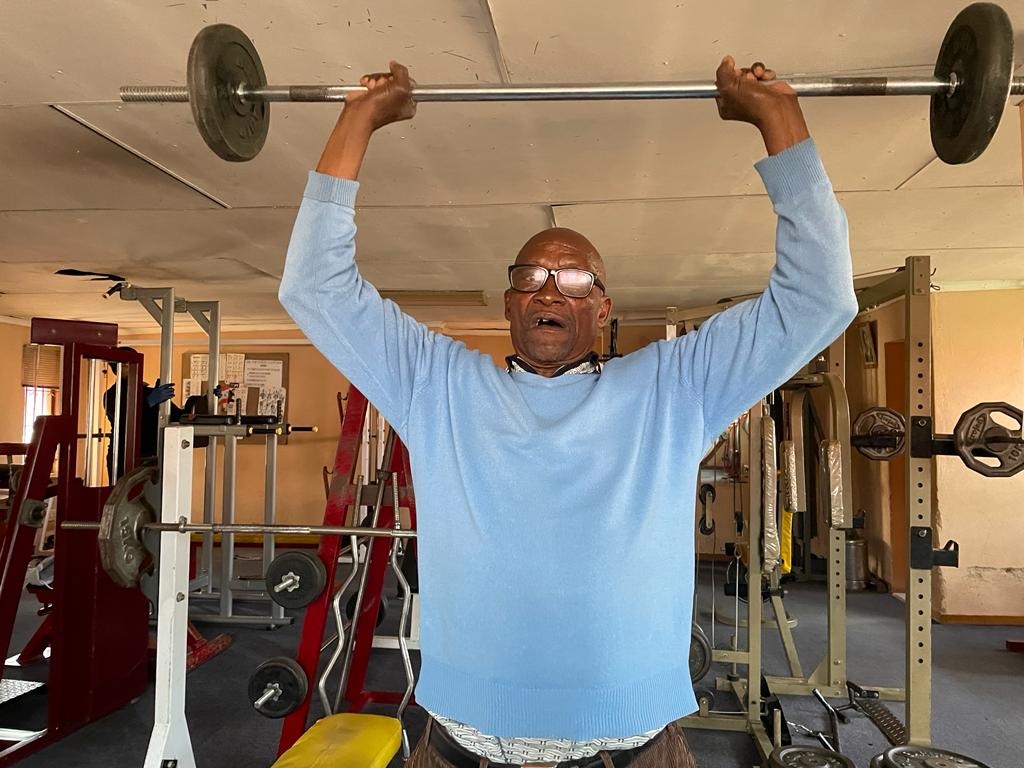 Madala Phashake Norman Motsepe said he enjoys keeping fit. 
