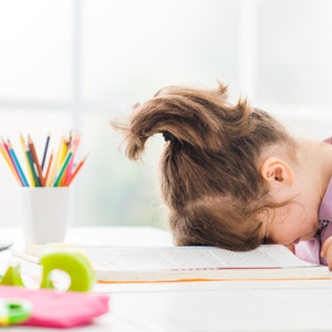 A tired child may not be able to perform academically well. Establish good sleeping habits early. 