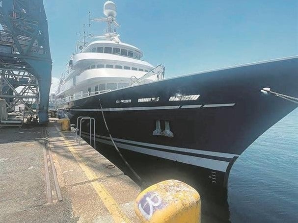  A luxury superyacht belonging to the vice-president of Equatorial Guinea has been seized. Photo: supplied