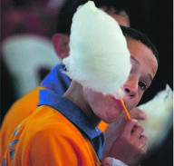 Candy floss is a top treat worldwide.