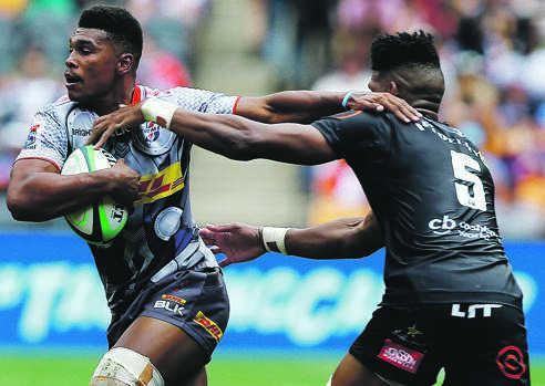 Stormers player Damian Willemse (left) and Sharks player Hyron Andrews could get on to the field again if a proposed new Super Rugby format is approved. Picture: Supplied/Kim Ludbroo
