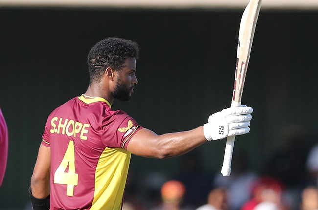 West Indies captain Shai Hope
