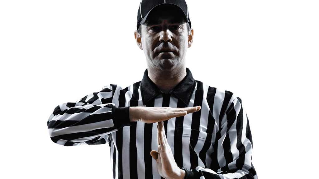 A referee needs a time out. Picture: iStock/Gallo Images