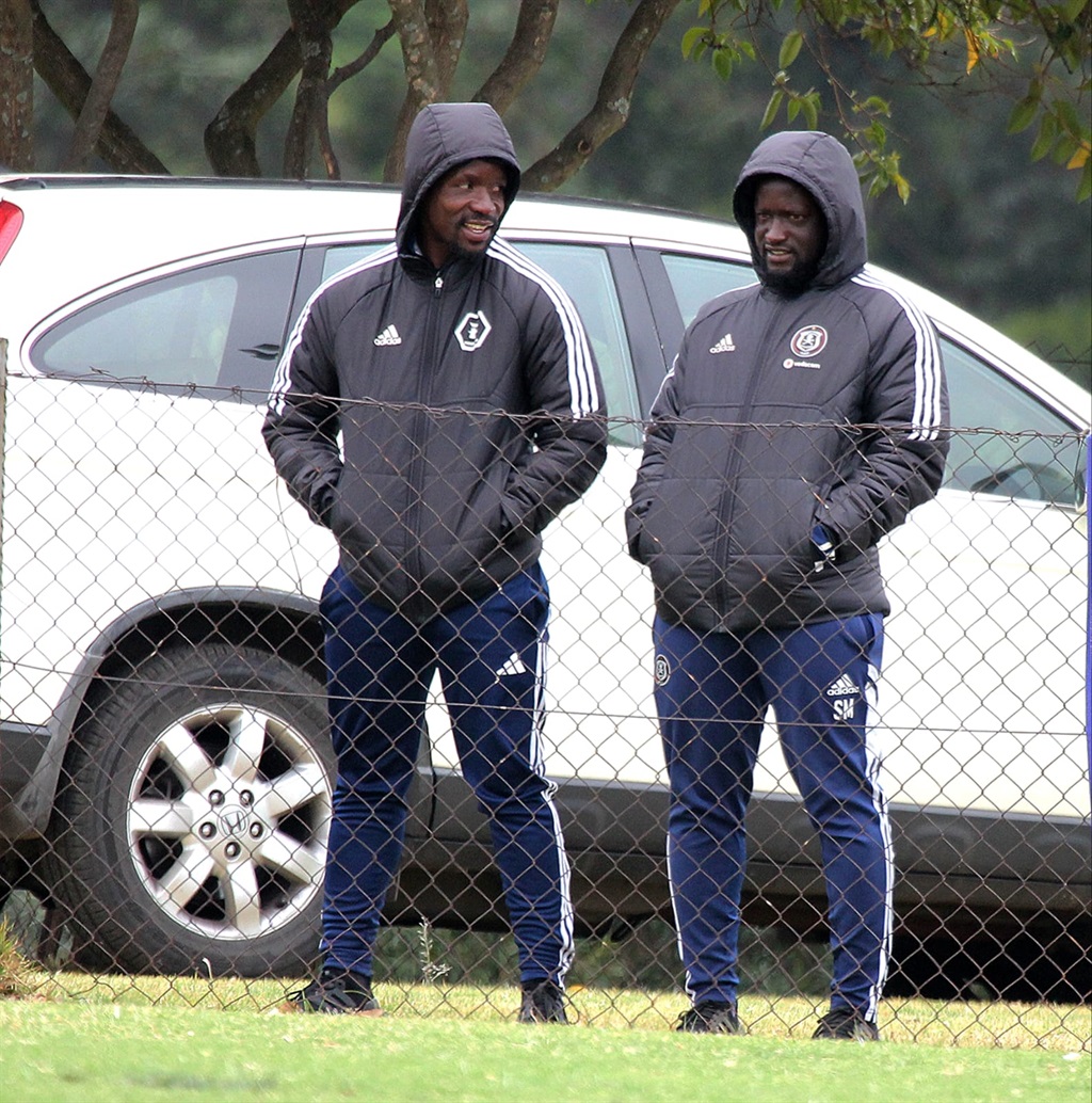 Orlando Pirates youth coach Simon Marange (right) has broken his silence on his new role with Zimbabwe  following his appointment last week. 
