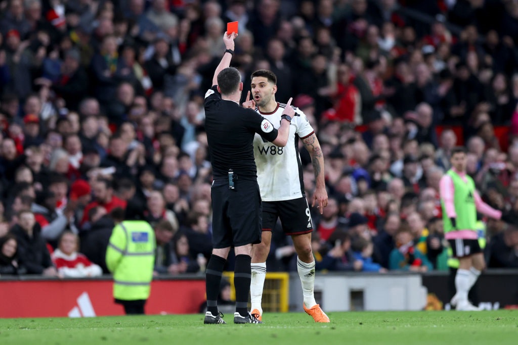 Five minutes of madness, three red cards: Fulham self-destruct as Man United secure FA Cup semi | Sport