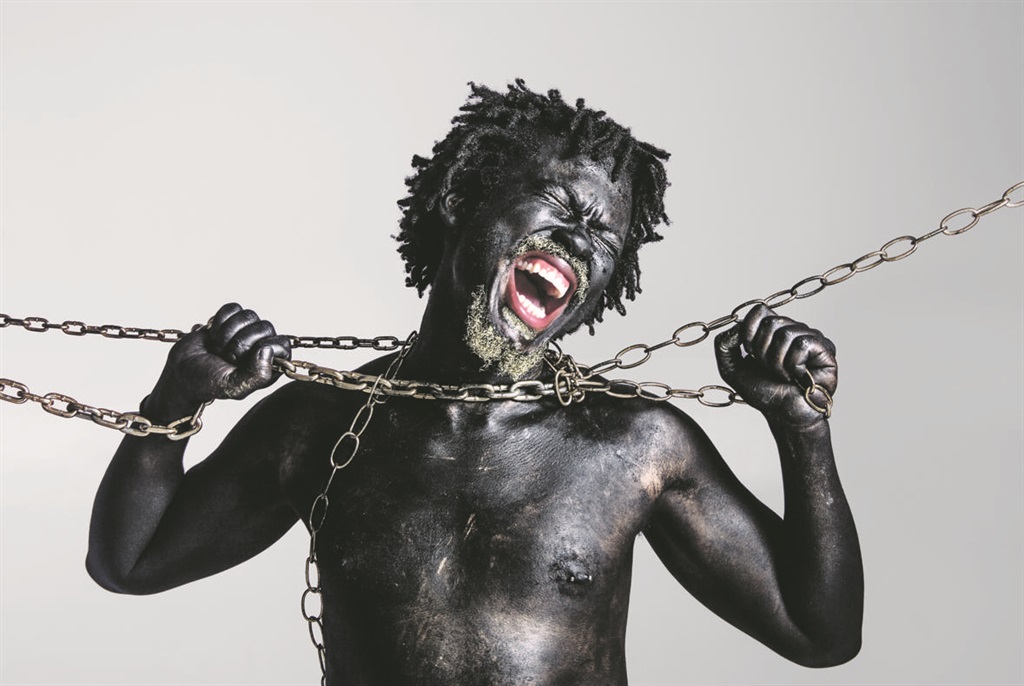 Isikhalo so bambo II – the cries of bondage! Photographer and artist Mzoxolo Mayongo left the corporate world to study for a BA in fine arts and anthropology at Wits. Picture: Mzoxolo Mayongo