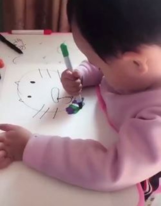 Toddler drawing