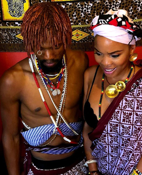 One of the images of Masechaba Ndlovu that has tongues wagging on social media.
Photo: Instagram