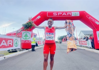 Glenrose Xaba blooms at Spar Women's Challenge Grand Prix in Cape Town