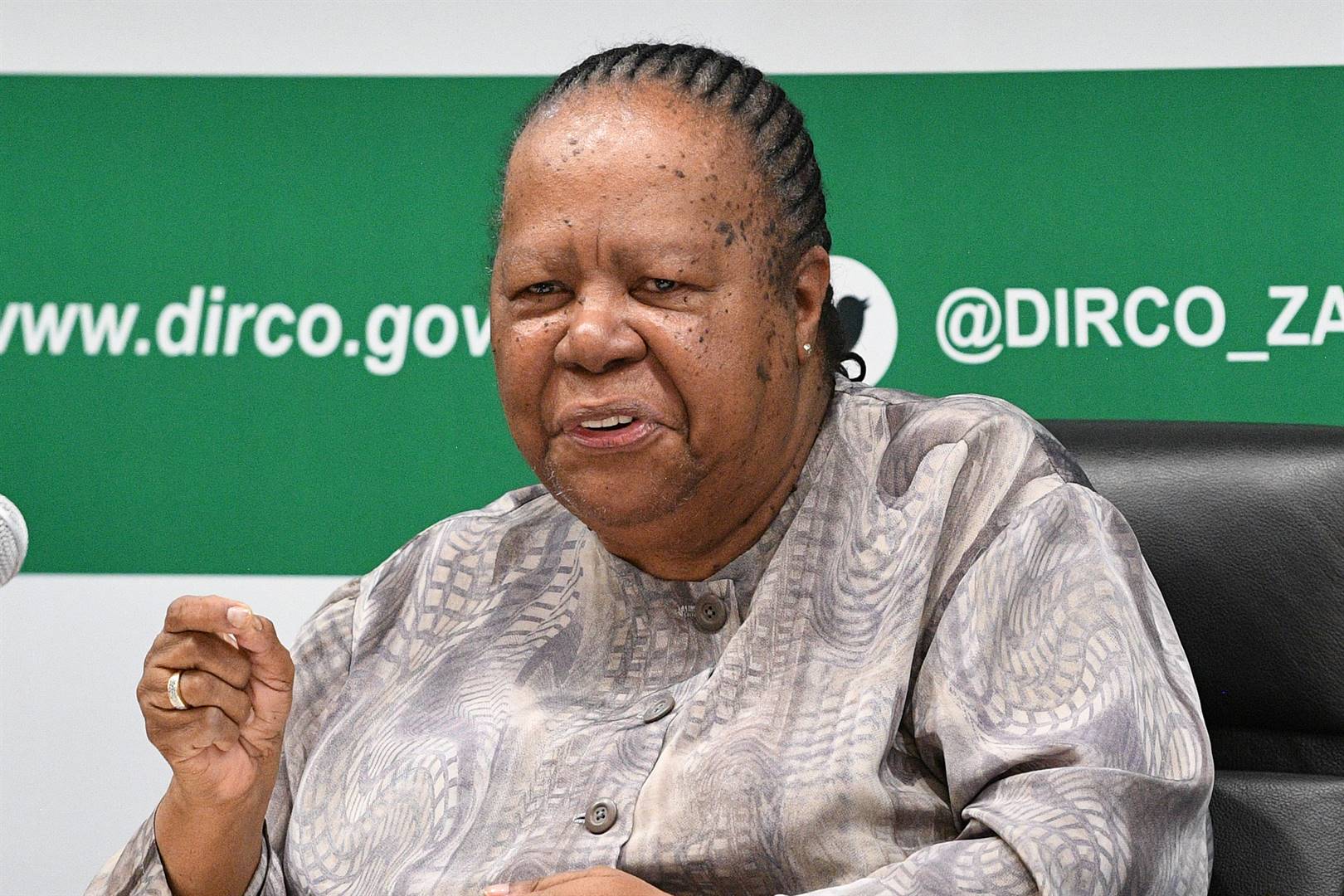 Naledi Pandor’s US visit was timed to coincide with the US House of Representatives vote last week. (Lefty Shivambu / Gallo Images)