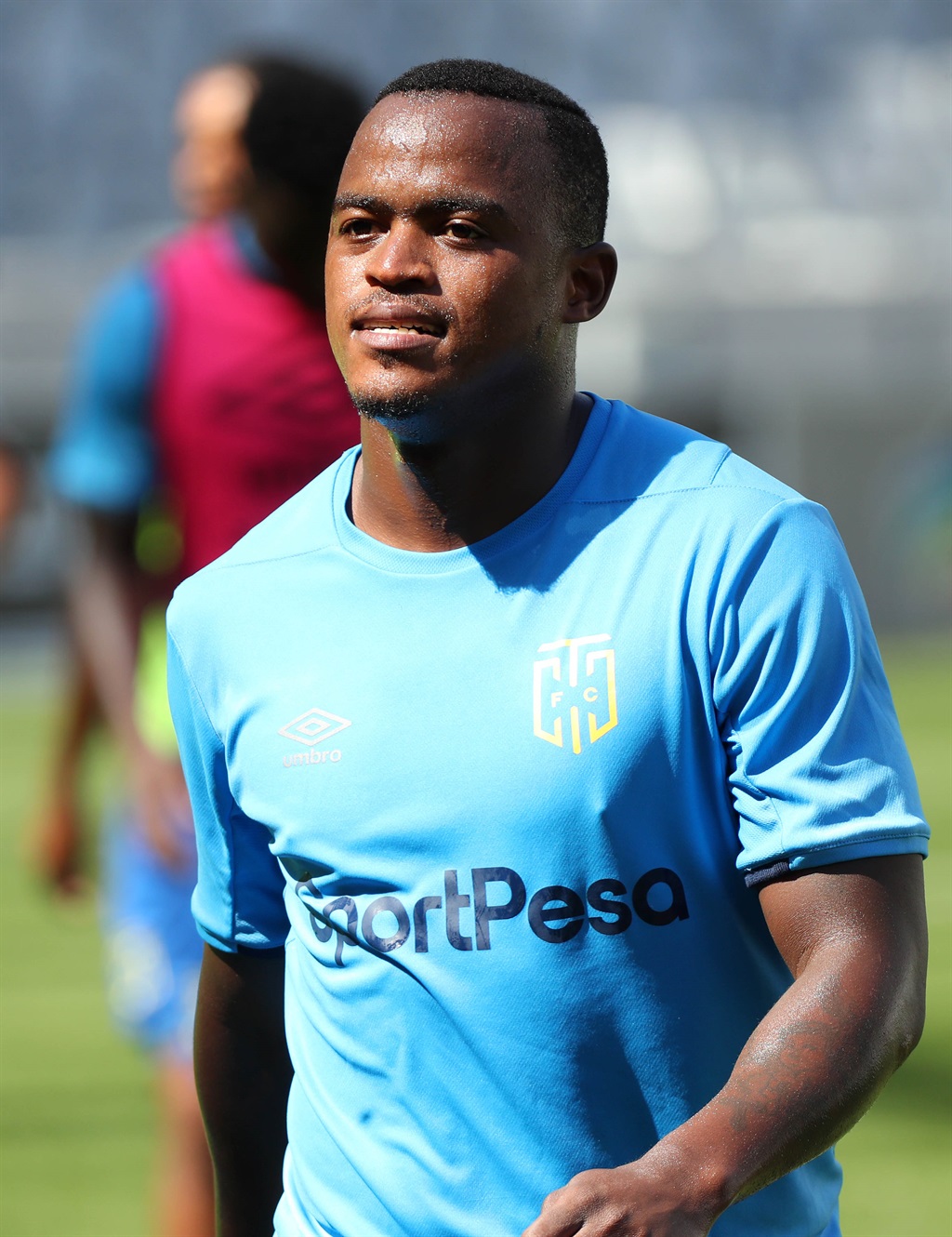 Ayanda Patosi during the 2018/19 league match between Cape Town City FC and Black Leopards at Cape Town Stadium on 11 November 2018 