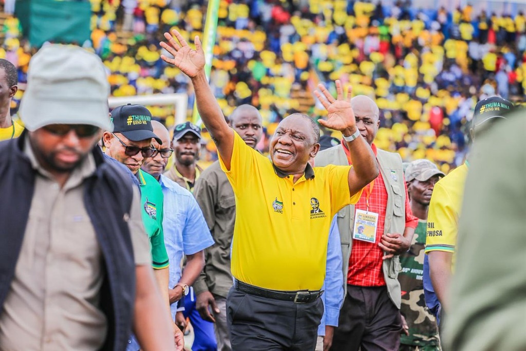 President Cyril Ramaphosa in Limpopo. Picture: Twitter/@anc_dip