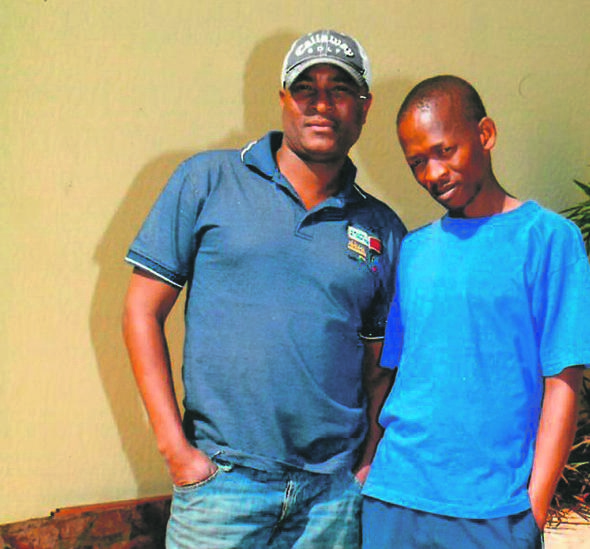 Left: Doc Shebeleza with his close friend Tshepo ‘TaTshepo’ Mohale.