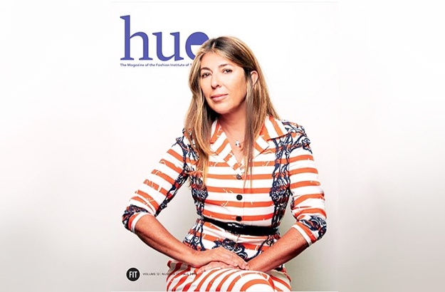 Nina Garcia on the cover of FIT's Hue magazine.