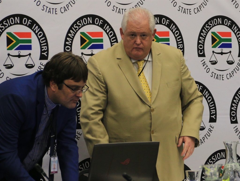 Former Bosasa chief operations officer Angelo Agrizzi (right). Picture: Palesa Dlamini 