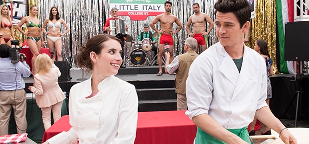 Emma Roberts and Hayden Christensen in a scene from Little Italy. (Empire Entertainment)
