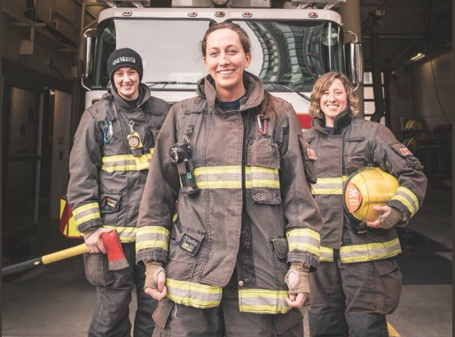 "Good morning! I heard your four y/o #daughter was discouraged because she felt she had to be a boy to be a #firefighter. In #Vancouver, we have awesome firefighters who happen to be women!" responded Fire Chiefs Darrell Reid with a picture of Chief Karen Fry and her team to a tweet that recently went viral.