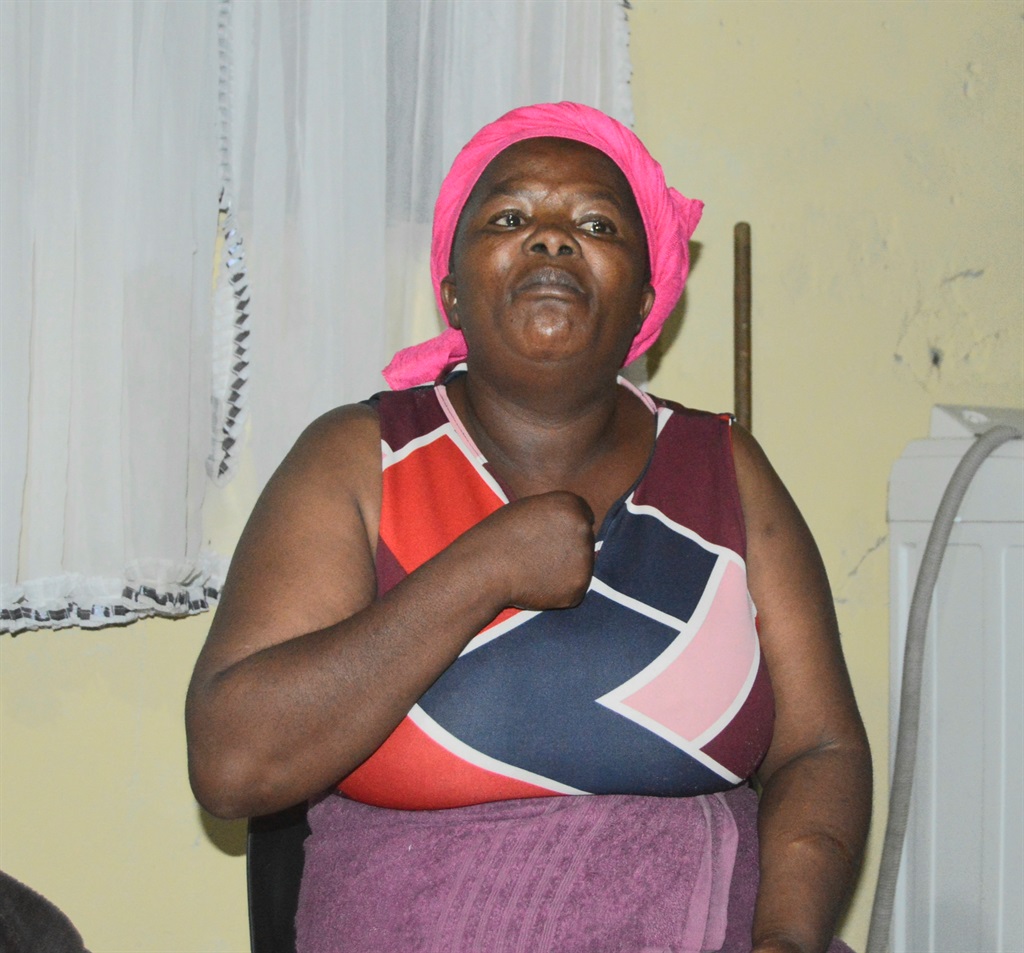 Theresia Mpele said her son was killed in a case of mistaken identity. Photo by Tumelo Mofokeng