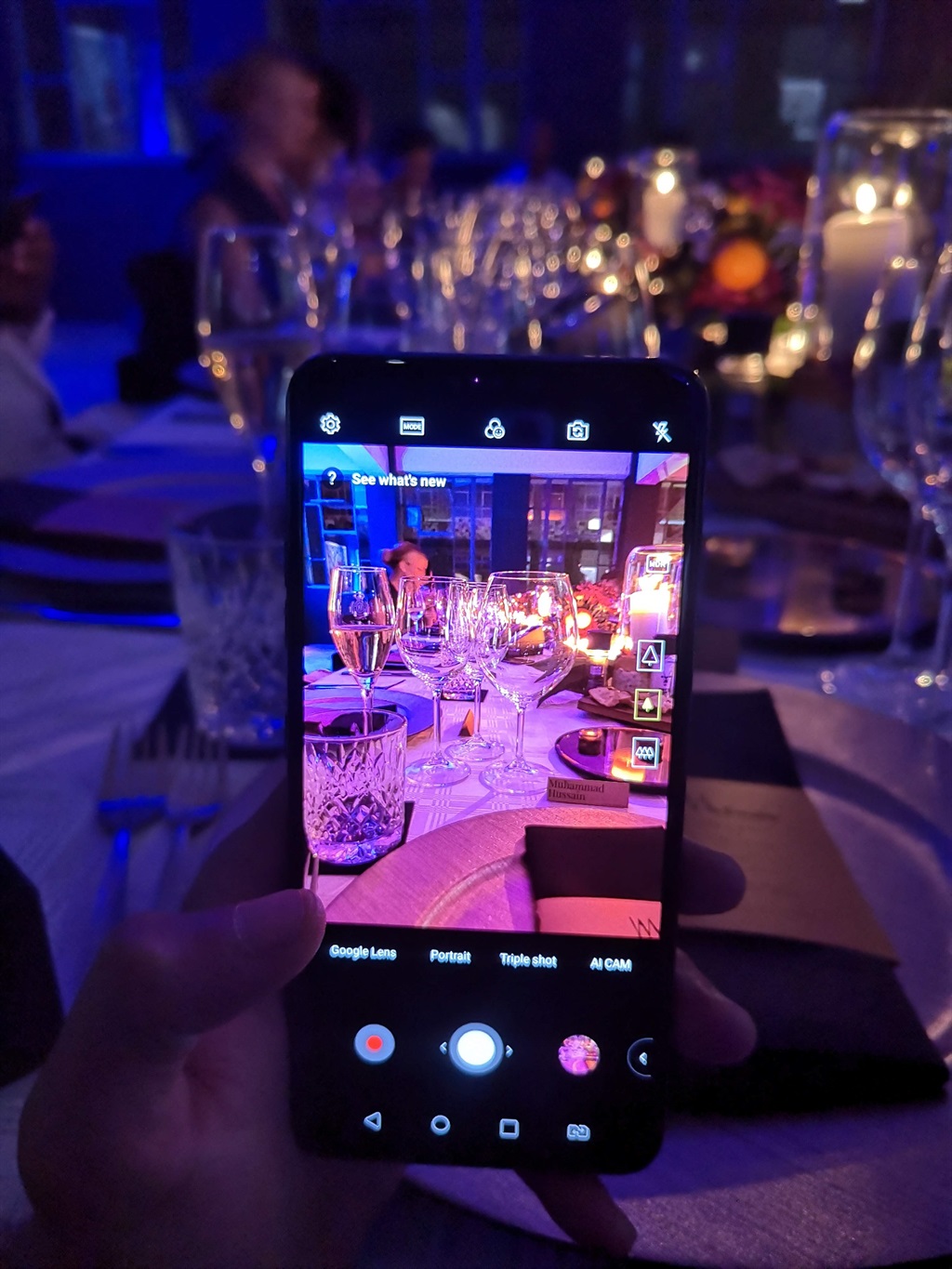 The first look at the camera hub within the LG V40ThinQ, it has five cameras and host of modes and functionality. Pictures: Muhammad Hussain