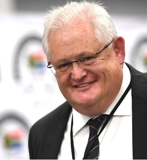 Former Bosasa executive Angelo Agrizzi testifies at the Zondo commission.