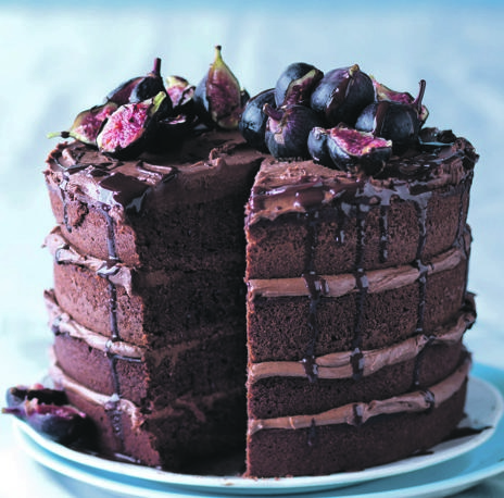 SOUTH AFRICA - MAY 2012: Chocolate and fig cake. Recipe available. (Photo by Gallo Images / Fairlady / Dawie Verwey)Photo by 
