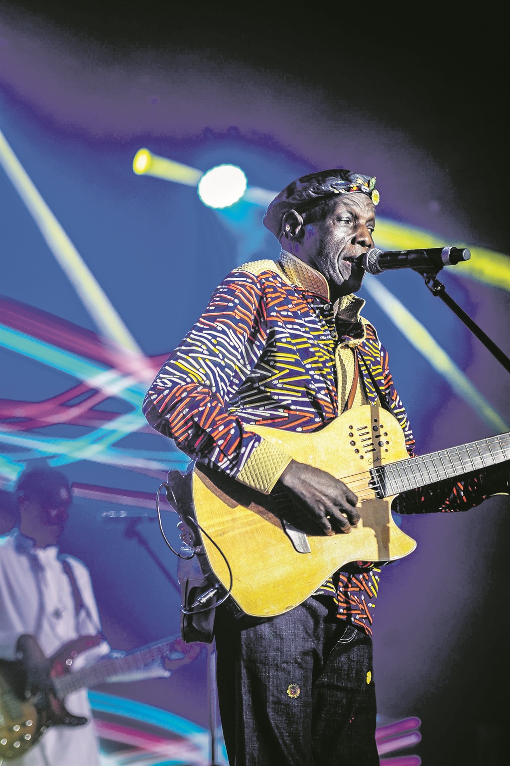 Oliver ‘Tuku’ Mtukudzi during his performance at an edition of the Standard Bank Joy of Jazz festival Picture:  Mpumelelo Buthelezi 