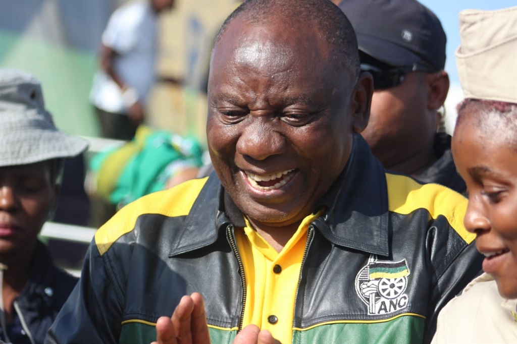 ANC president Cyril Ramaphosa acknowledged the widespread complaints about the water crisis at Maluti-a-Phofung Municipality in the Free State. Photo Joseph Mokoaledi