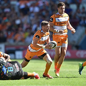 Cheetahs captain Tian Meyer on the charge... (Gallo Images)