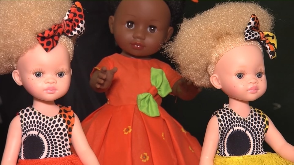 The creators of this African doll range hope to rival the famous American Barbie doll.
