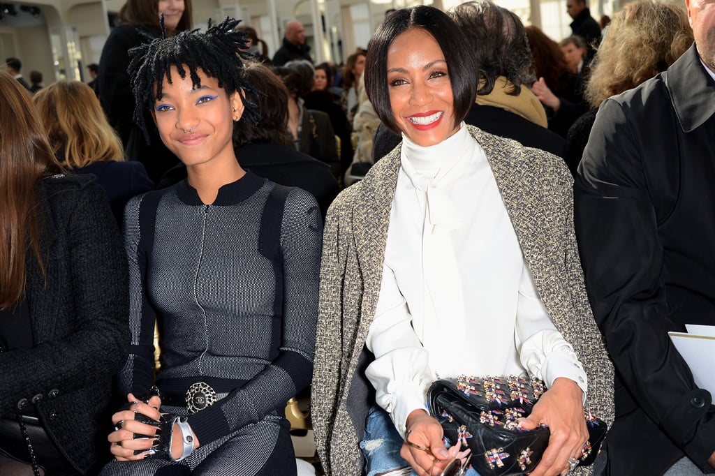 Jada Pinkett Smith and her daughter Willow Smith attend a Chanel show 