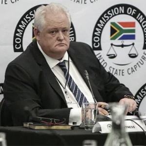 Former Bosasa COO Angelo Agrizzi testifies at the commission of inquiry into state capture. (Alaister Russell, Gallo Images)