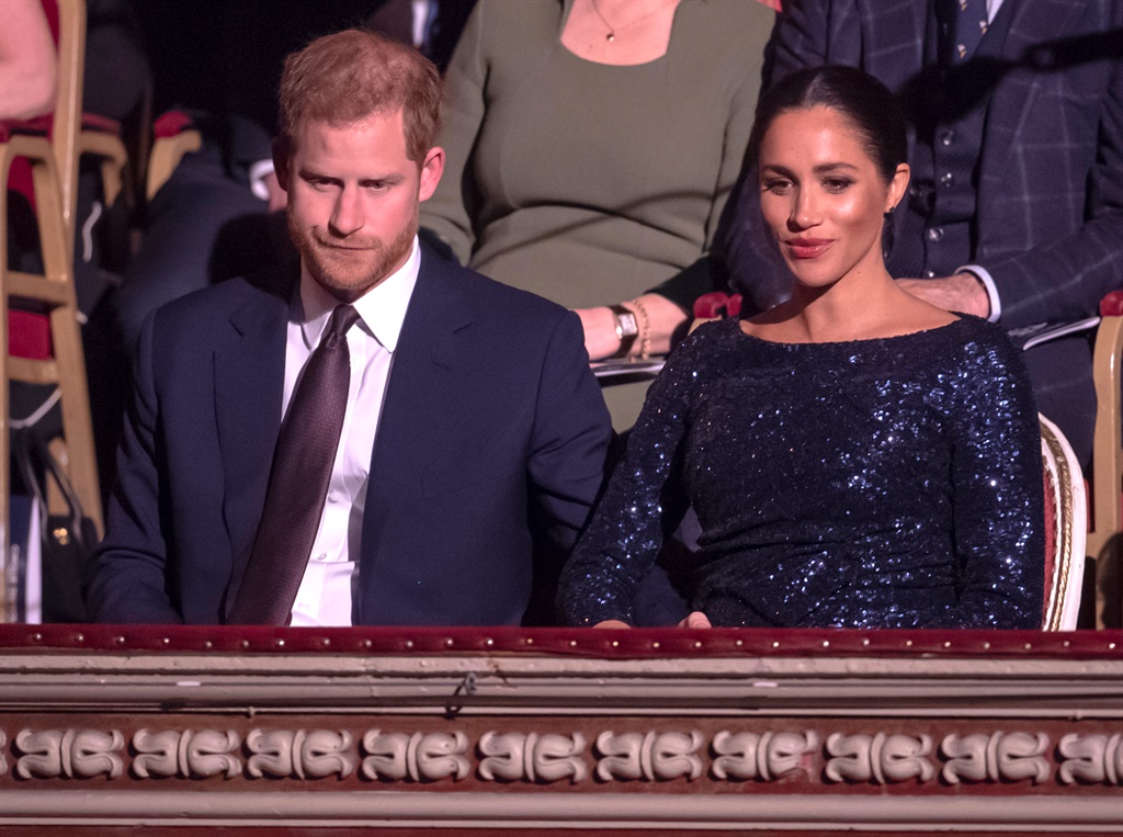 Prince Harry, Duke of Sussex and Meghan, Duchess of Sussex attend the Cirque du Soleil Premiere Of "TOTEM" at Royal Albert Hall in London, England