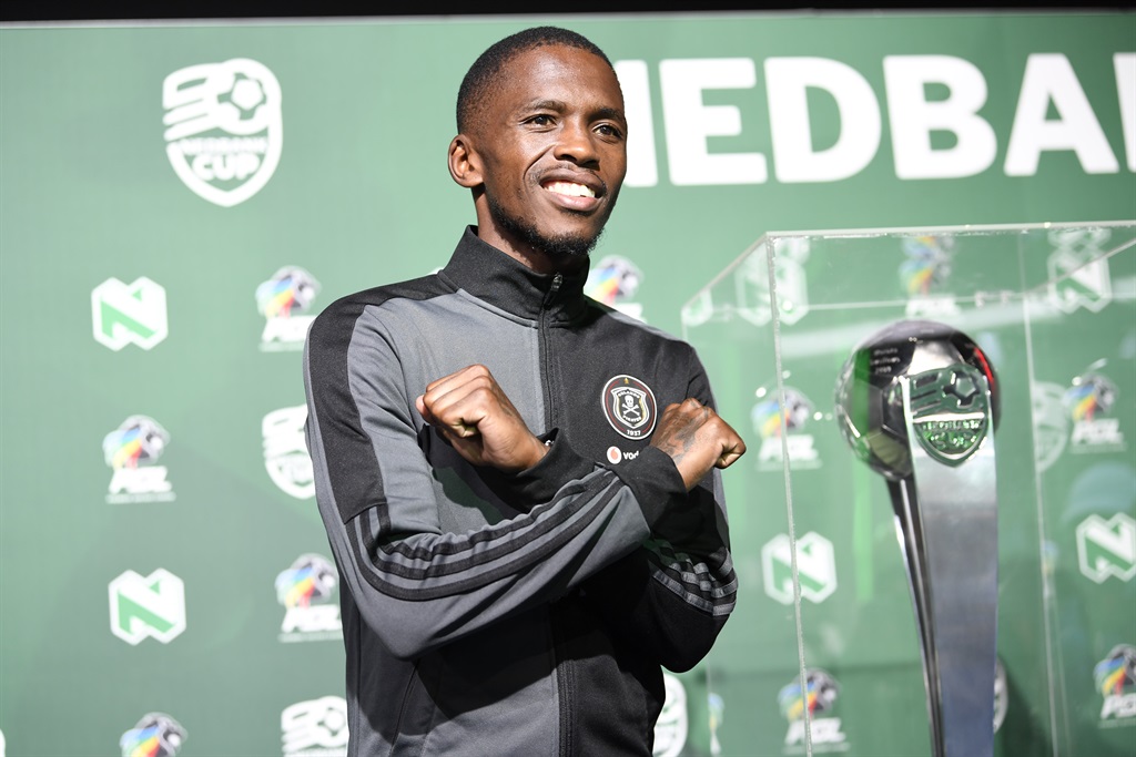 Thabang Monare of Orlando Pirates will be assessing his future in the coming weeks. 