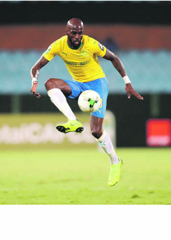 Mamelodi Sundowns could turn to the experience of Anthony Laffor in the team’s bid for a quarterfinal qualification Picture: Muzi Ntombela / BackpagePix
