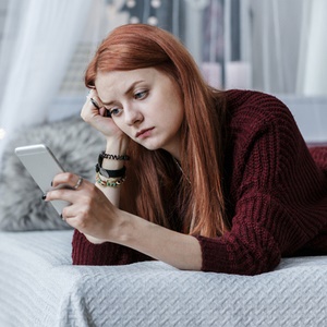 Teens who spend more time on social media are at greater risk for psychological problems. 