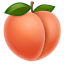 peach emoji 