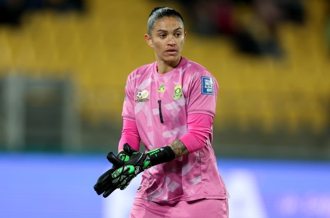 Banyana Banyana's No 1 Kaylin Swart believes that the trials and tribulations that the team has faced in the last two years has prepared the for their clash with Nigeria. 
(Lars Baron/Getty Images)